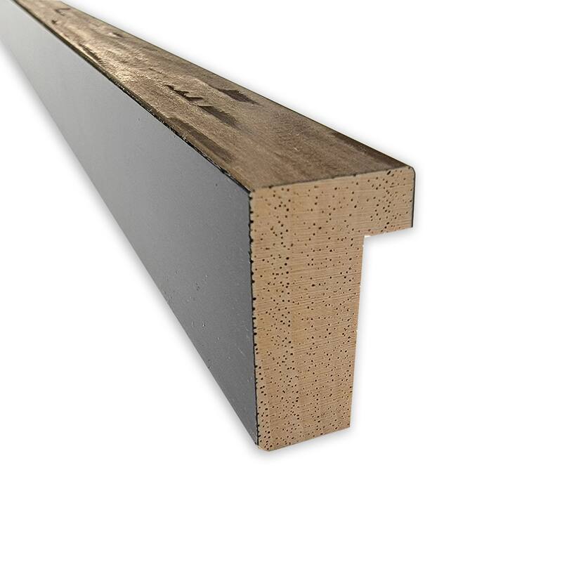 Imprint Wood Framed White Corkboard Bulletin Board