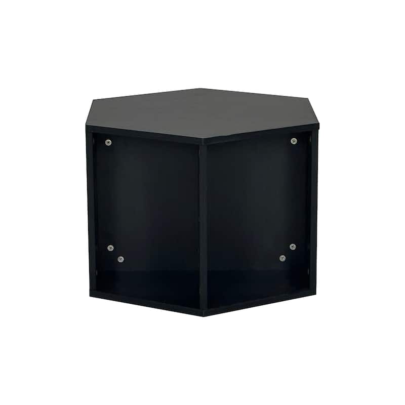 Hexagonal Coffee Table Side Table 2PCS