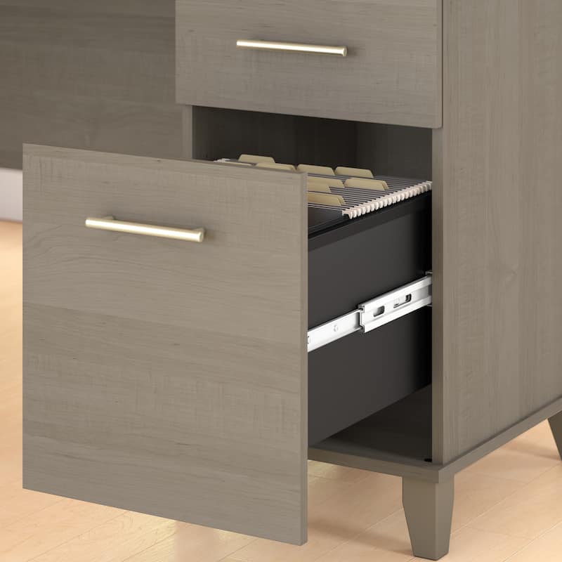 Bush Furniture Somerset 60W Office Computer Desk with Drawers