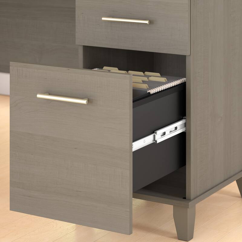 Bush Furniture Somerset 72W Office Desk with Storage Drawers