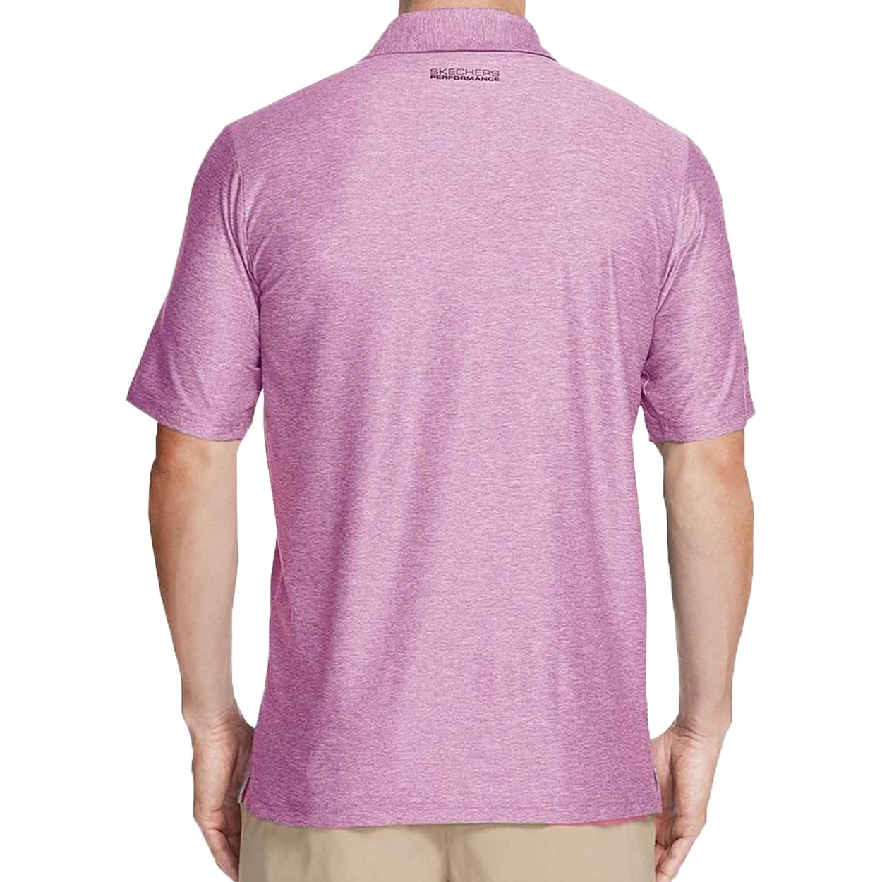 skechers polo shirt mens purple