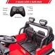 preview thumbnail 13 of 22, 24V Kids Ride On Car with Remote Control,Ride On Truck with 2 Seats 20" Extra Large Seat Wide