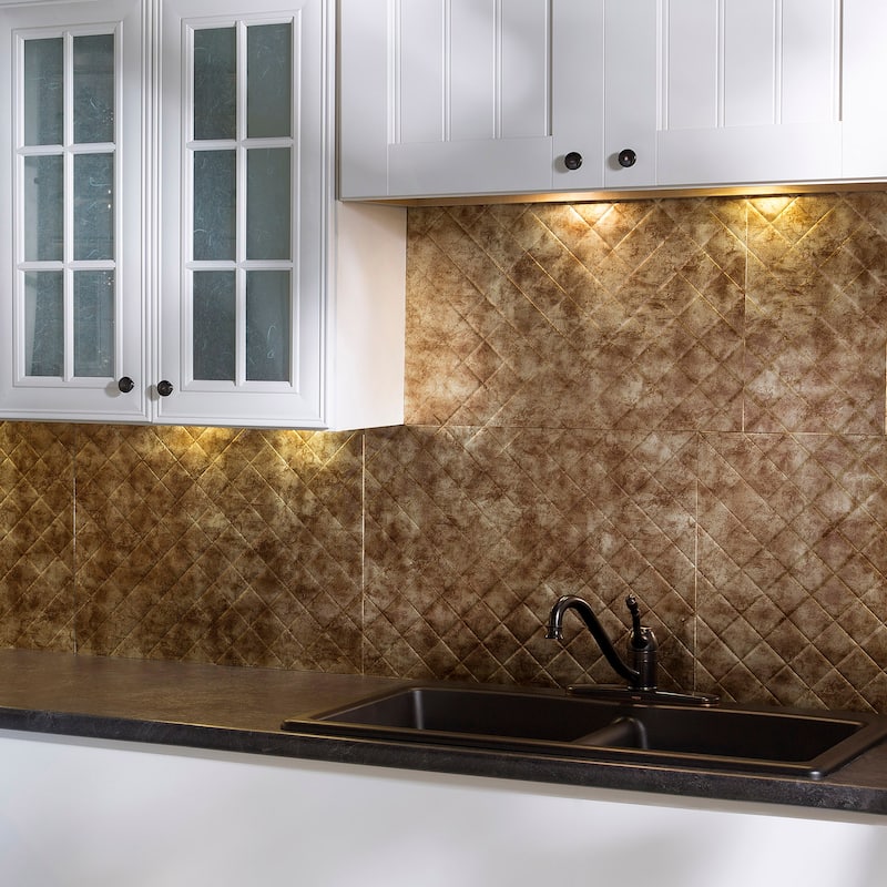 FASÄDE Quilted Decorative Vinyl Backsplash Panel