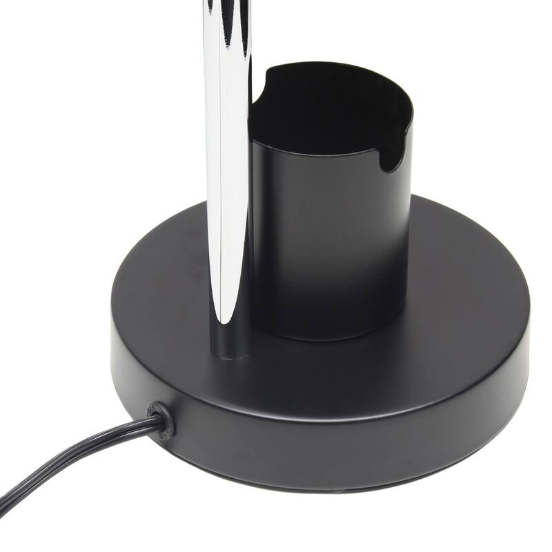 Gooseneck Desk Lamp with Adjustment Shade - 16.25" - Black