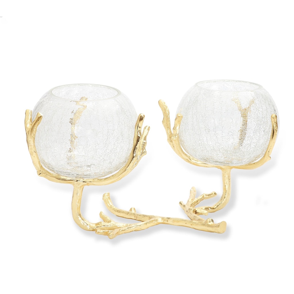 12.25" 2 Branch Centerpiece