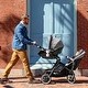 preview thumbnail 5 of 6, Evenflo Pivot XPand Travel System Stroller with SecureMax Car Seat, Garnet Red - 39.8