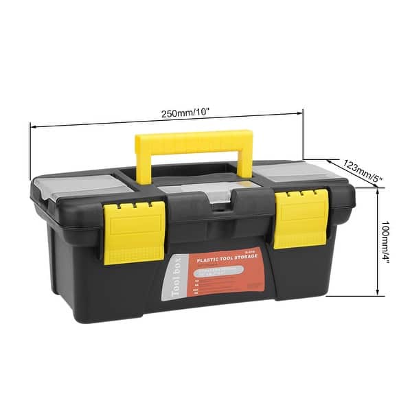 Stanley 2-Compartment Storage Tote Tray and Small Parts Organizer