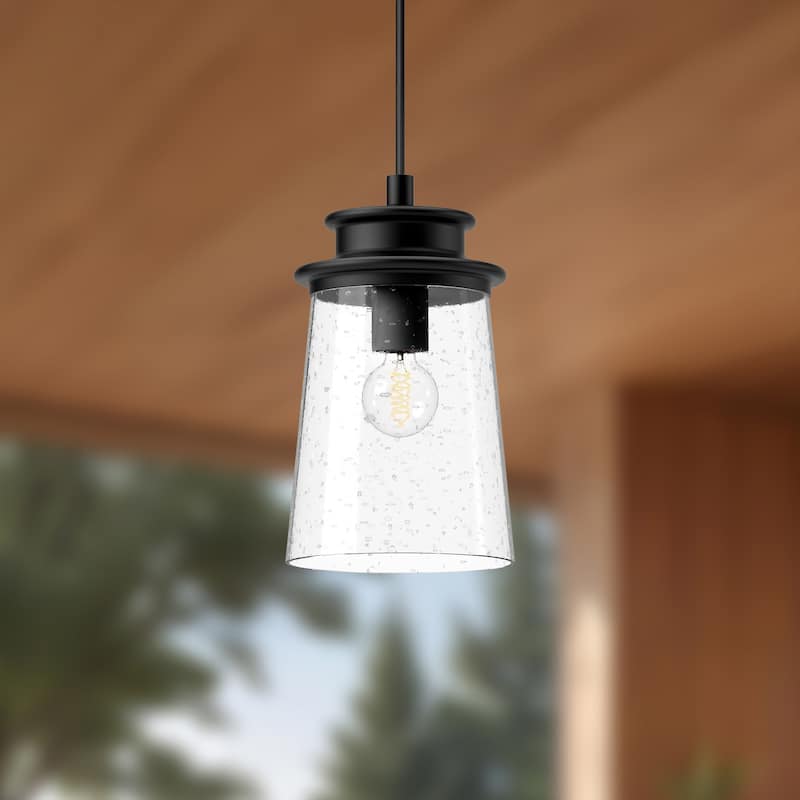 Alora Lighting EP533006CB Quincy 6" Wide Outdoor Mini Pendant with