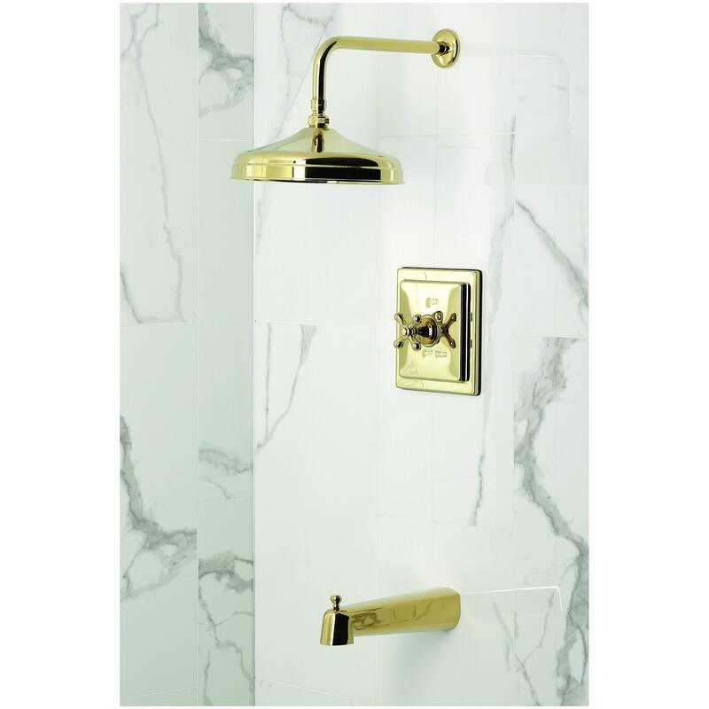 Kingston Brass KB614.AX Tub and Shower Trim Package with 1.8 GPM