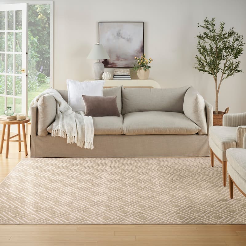 Nourison Casual Indoor only Geometric Area Rug