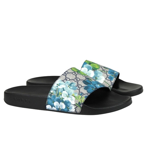 gucci slides women floral