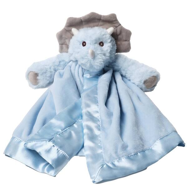 slide 2 of 6, Bearington Baby Lil' Tracer 15" Light Blue Dinosaur Snuggler