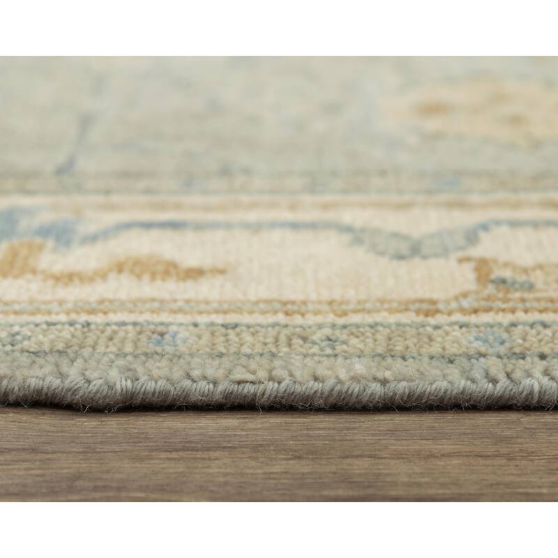 Alora Decor Abby Neutral Classical Hand-knotted Wool Area Rug