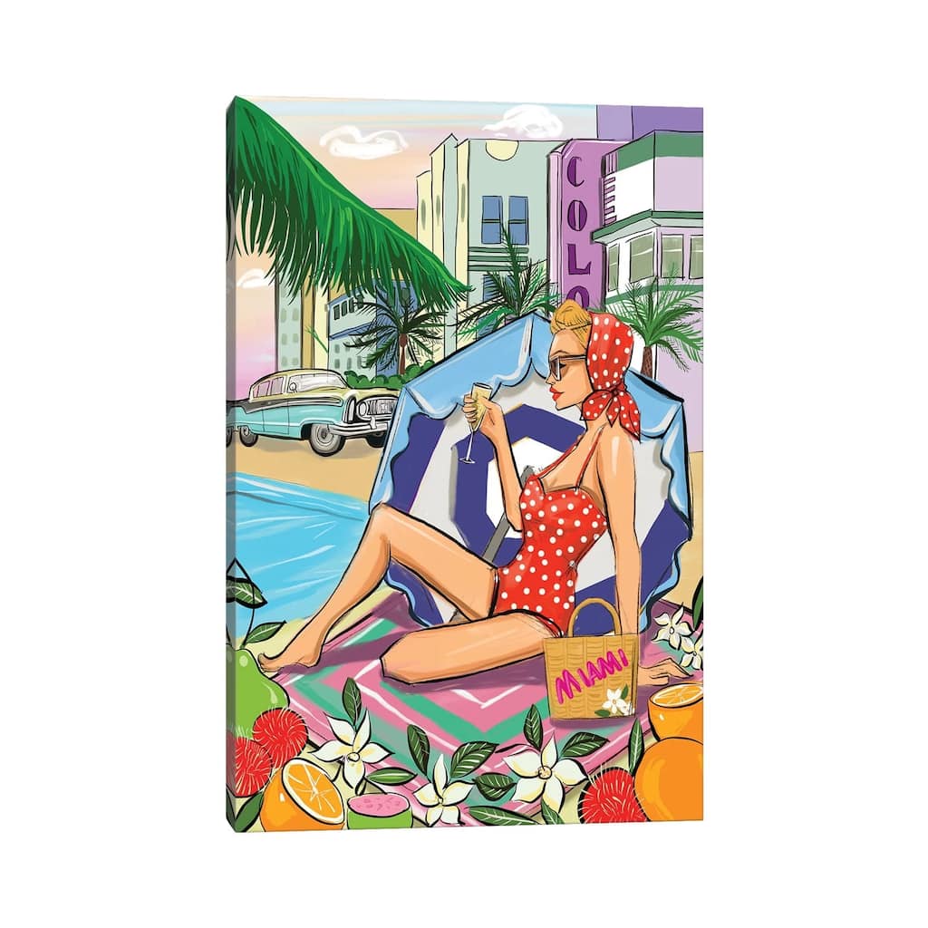 iCanvas "Art Deco I" by Rongrong DeVoe Canvas Print