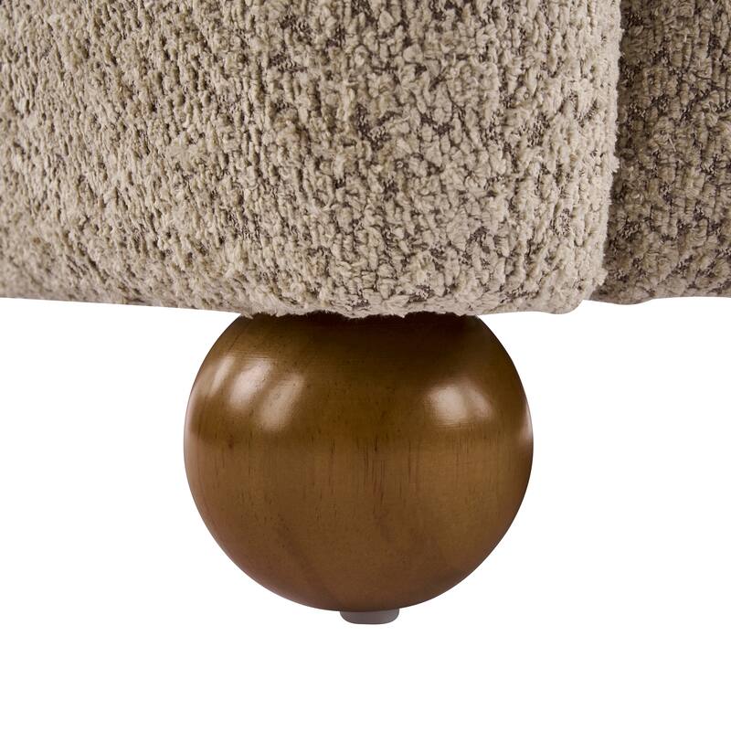 Christopher Knight Home - Wingback Modern Upholstered Club Chair with Wooden Legs