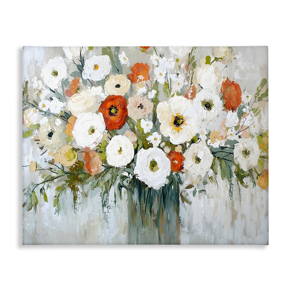 Stupell Ivory & Ruby Bouquet Canvas Wall Art Design By Franklyn Gregory