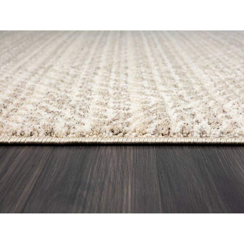 Terra by Obeetee Chelsea Modern Neutral Rug - 2' x 3'