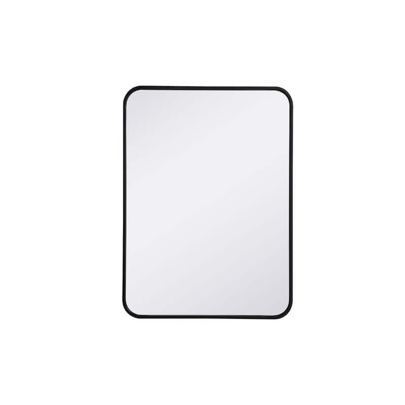 Elegant Lighting MR802230 Formiae 22" W x 30" H Contemporary - Black