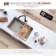 preview thumbnail 8 of 27, STYLISH 27"L x 18"W Stainless Steel 18 Gauge Single Basin Undermount Kitchen Sink with Basket Strainer