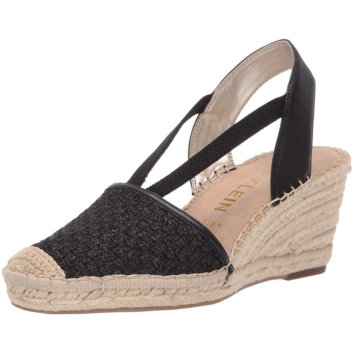 anne klein zessy leather espadrilles