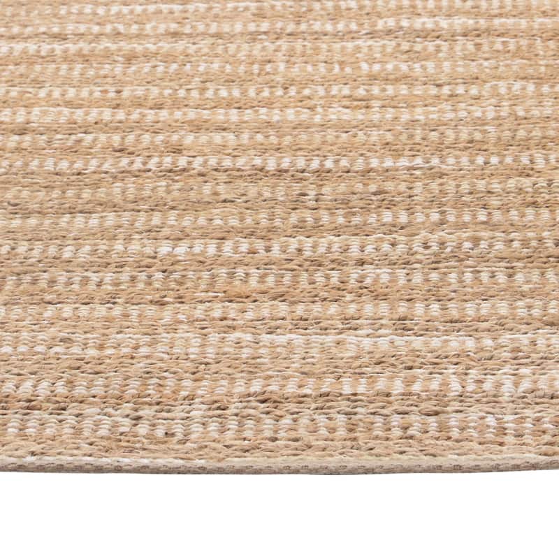 Sevita Natural Striped Area Rug - 5' x 7'9" - Cream/Ivory
