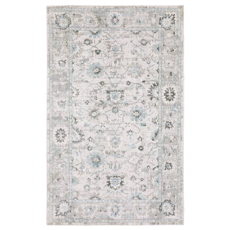 HomeRoots Oriental Traditional Rectangle Area Rug