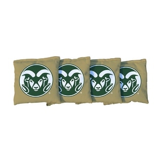 Colorado State Rams Gold Cornhole Bags