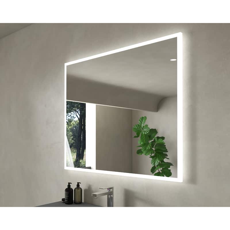 Simona Modern LED Bathroom Vanity Mirror - 30"x36"