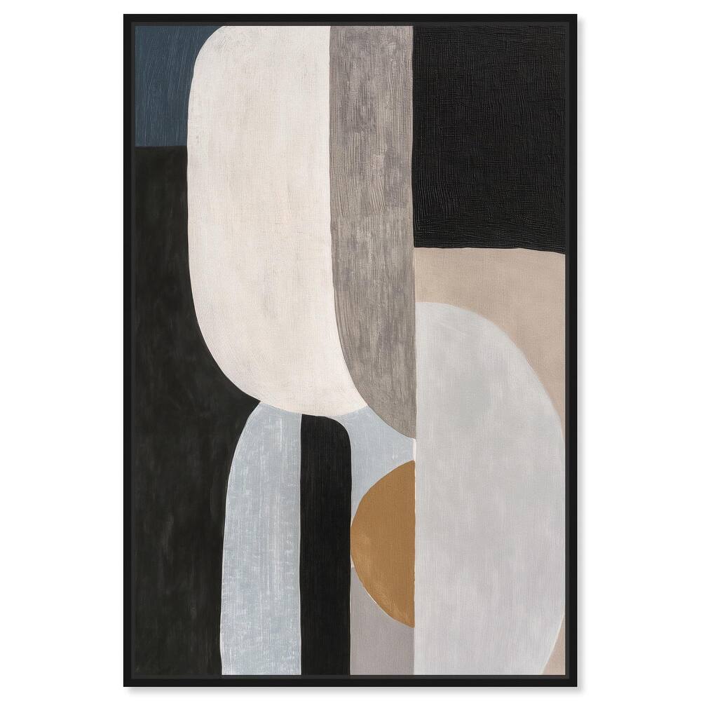 Interlocking Segments II Canvas by Art Remedy