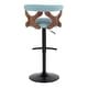 preview thumbnail 19 of 141, Carson Carrington Viby Adjustable Bar Stool with Rounded T Footrest (Set of 2)