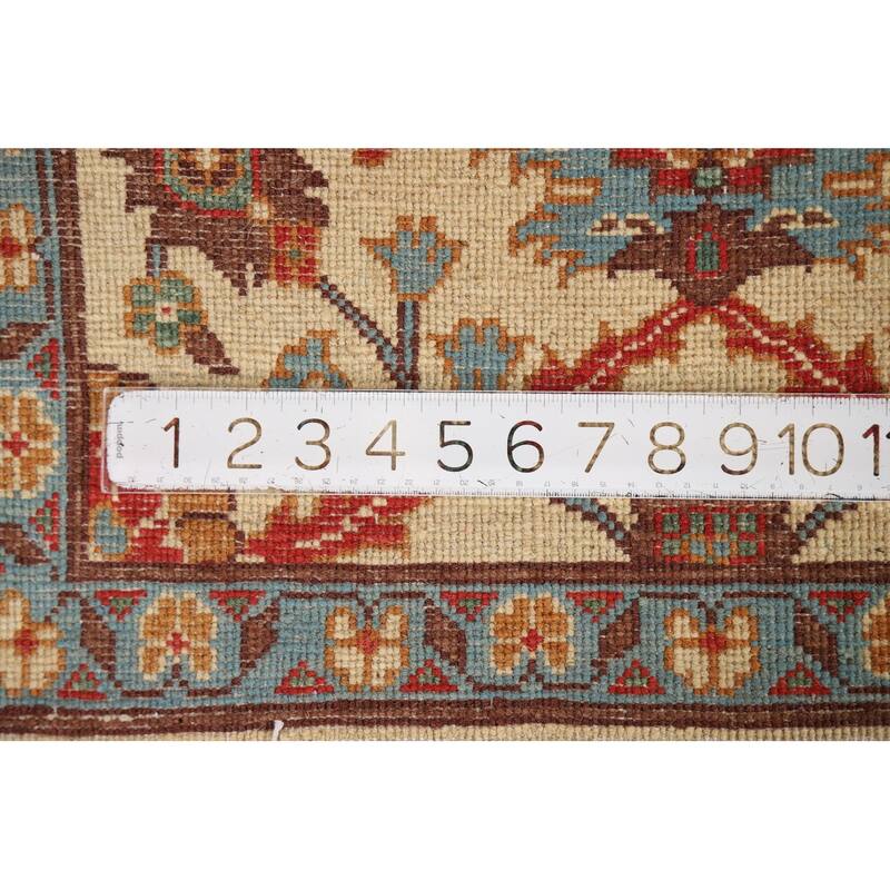 Floral Kazak Oriental Foyer Rug Hand-Knotted Wool Carpet - 2'0"x 3'0"