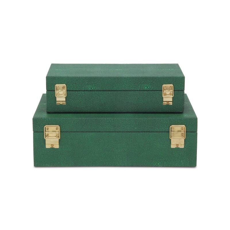 Lusan Black Vinyl Decorative Box Set