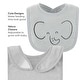 preview thumbnail 3 of 4, The Peanutshell Baby Bibs for Boys or Girls, Terry Cloth, Feeding, Drooling, Teething, Grey Blue Brown Tan, 10 Pack,