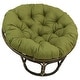 preview thumbnail 4 of 16, 48-inch Indoor/Outdoor Papasan Cushion (Cushion Only) Avocado