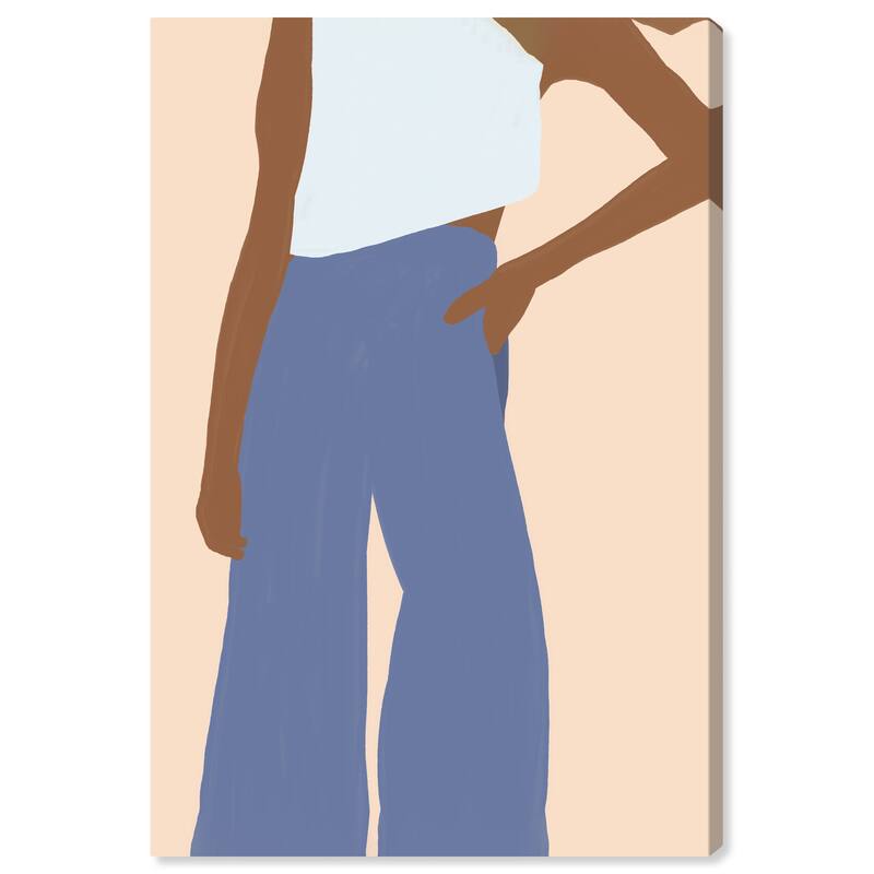 Wynwood Studio Canvas Fashion and Glam Seamstress III Blue and Modern & Contemporary Wall Art Canvas Print