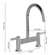 preview thumbnail 7 of 19, Bridge Kitchen Faucet Double Handle Brass Commercial 2 Holes Bridge Kitchen Sink Basin Faucets