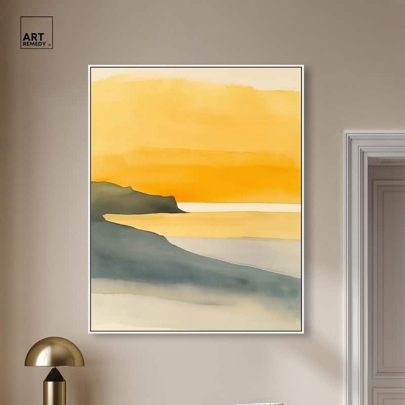 Dawn on the Waves Canvas by Art Remedy
