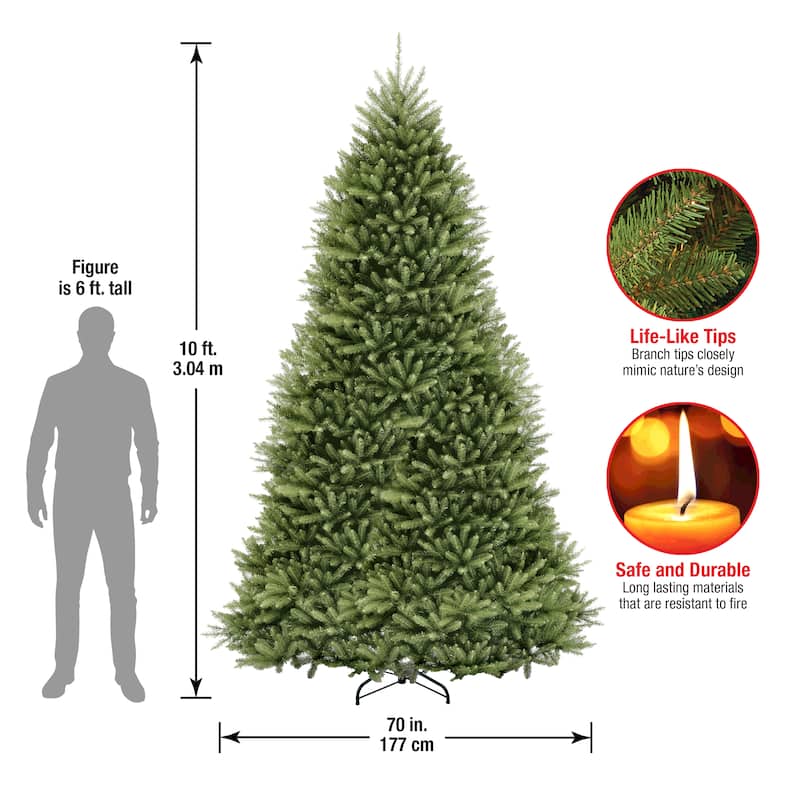 National Tree Company 10 ft. Dunhill Fir Tree - 10 Foot