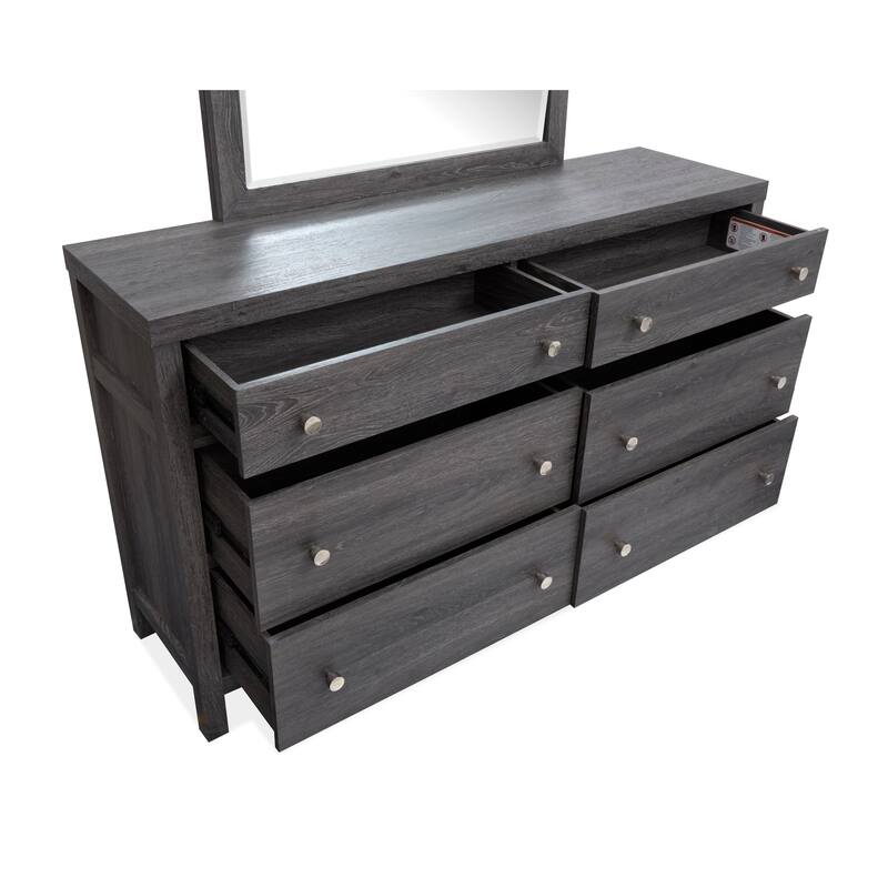 Magnussen Home Merrifield Raisin Black Double Drawer Dresser