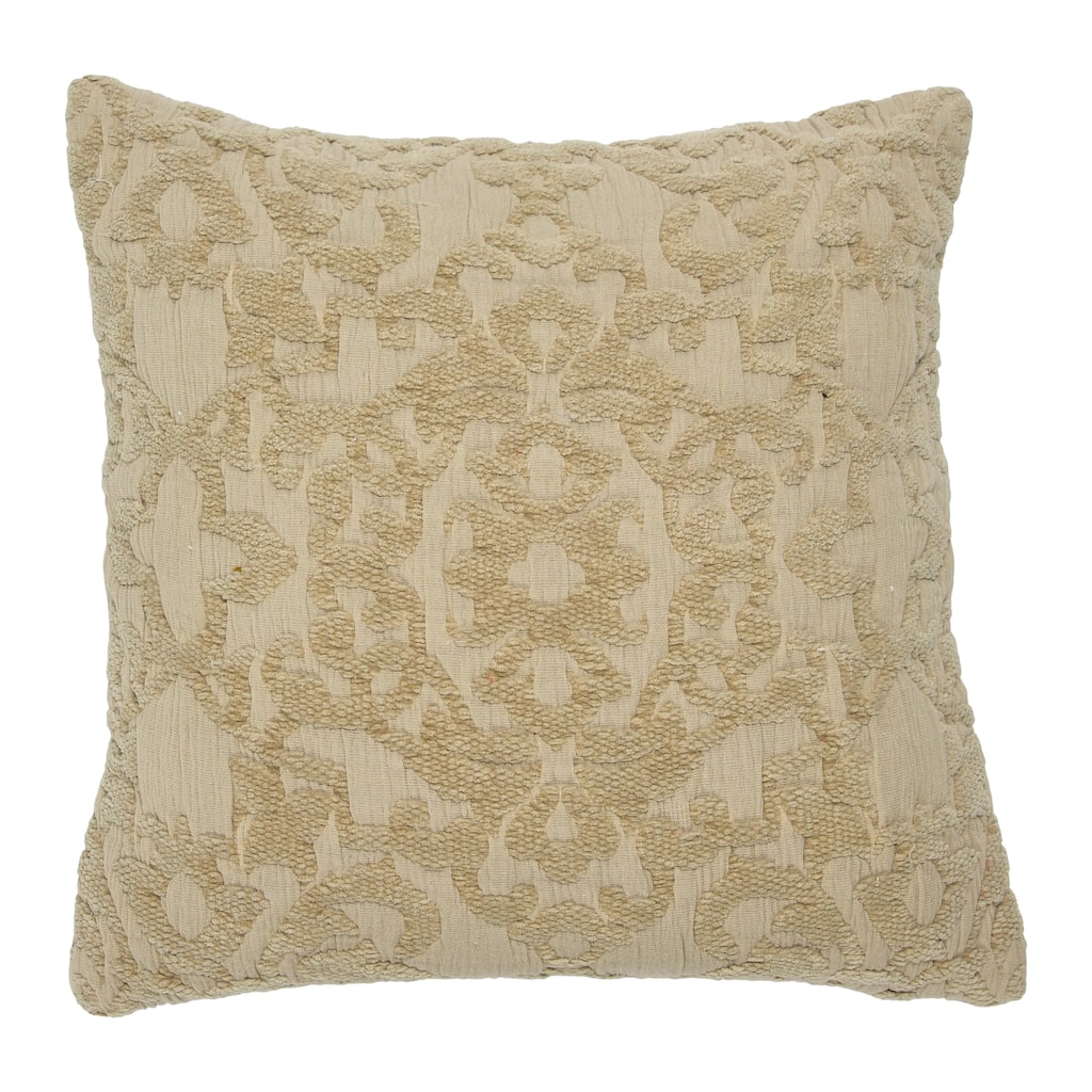 Woven Cotton Chenille Jacquard Pillow