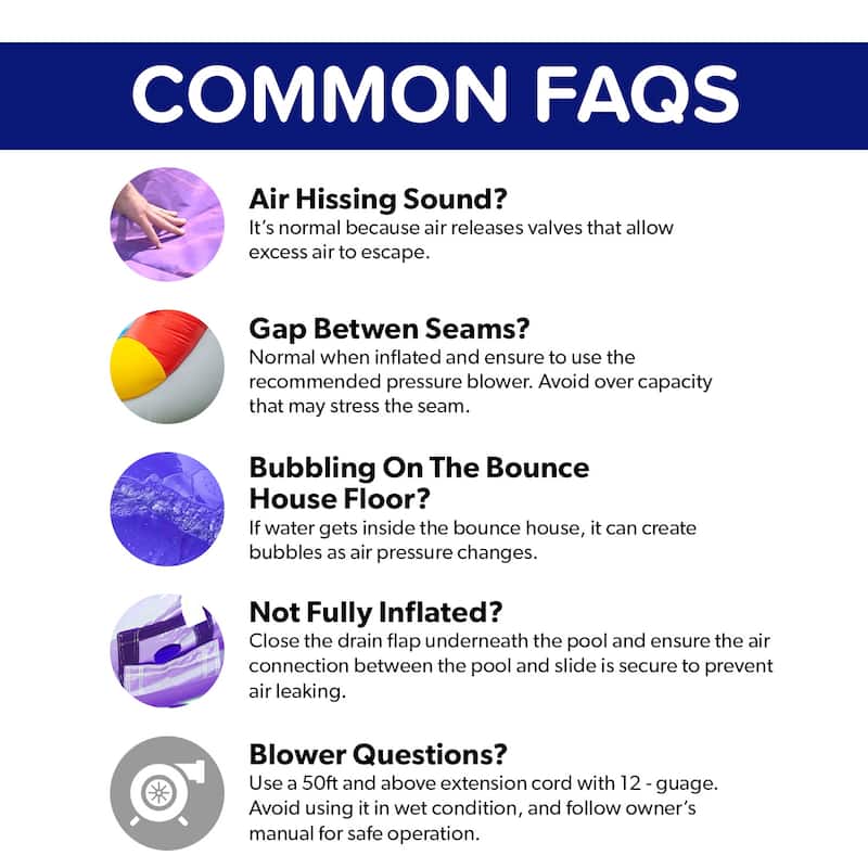 HeroKiddo 15' Tropical Breeze Commercial Grade Dual Lane Inflatable Water Slide with Pool and Blower Indoor Outdoor Inflatable