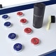 preview thumbnail 12 of 10, Hathaway Crestline 12-ft Outdoor Shuffleboard Table - White