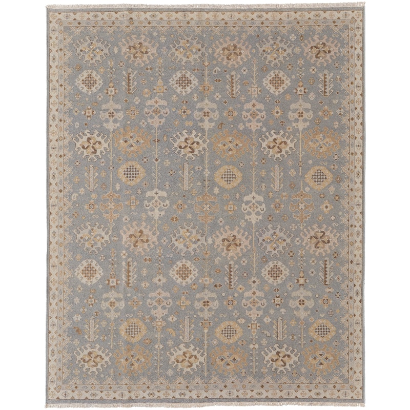 Grand Bazaar Aleska Hand Knotted Oriental Traditional Area Rug