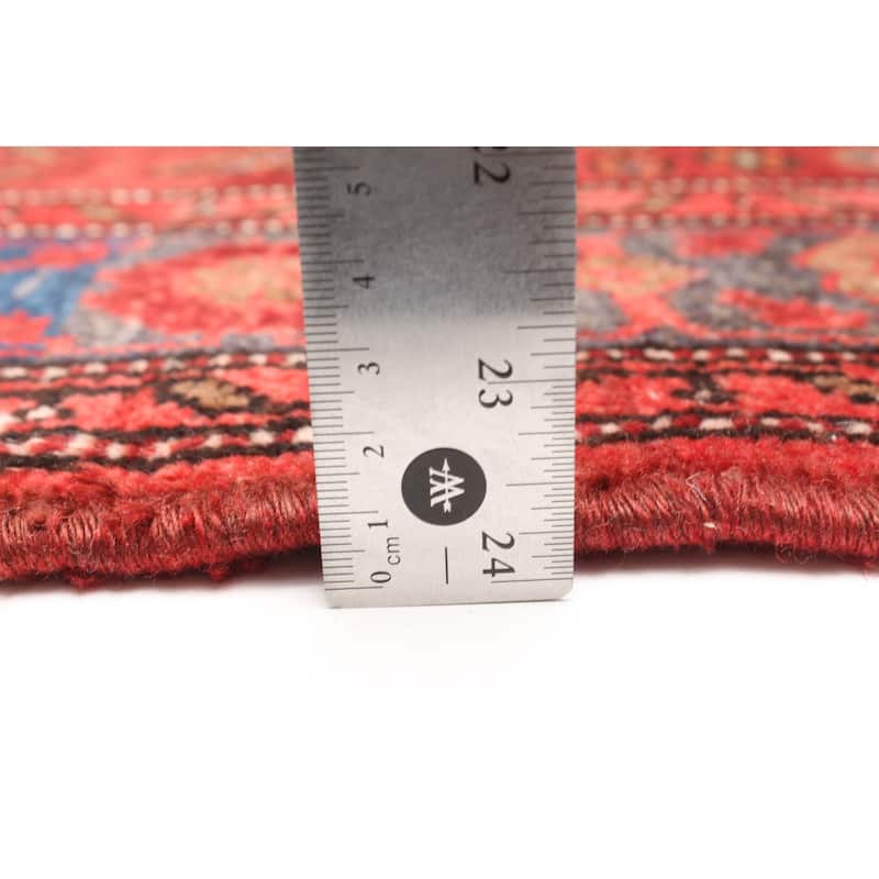 ECARPETGALLERY Hand-knotted Andelz Red Wool Rug - 4'5 x 7'3