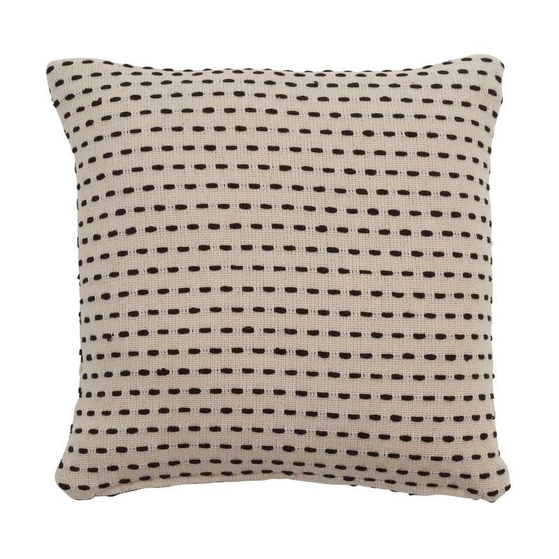 Stitch Line Throw Pillow - Polyester - 18"x18"