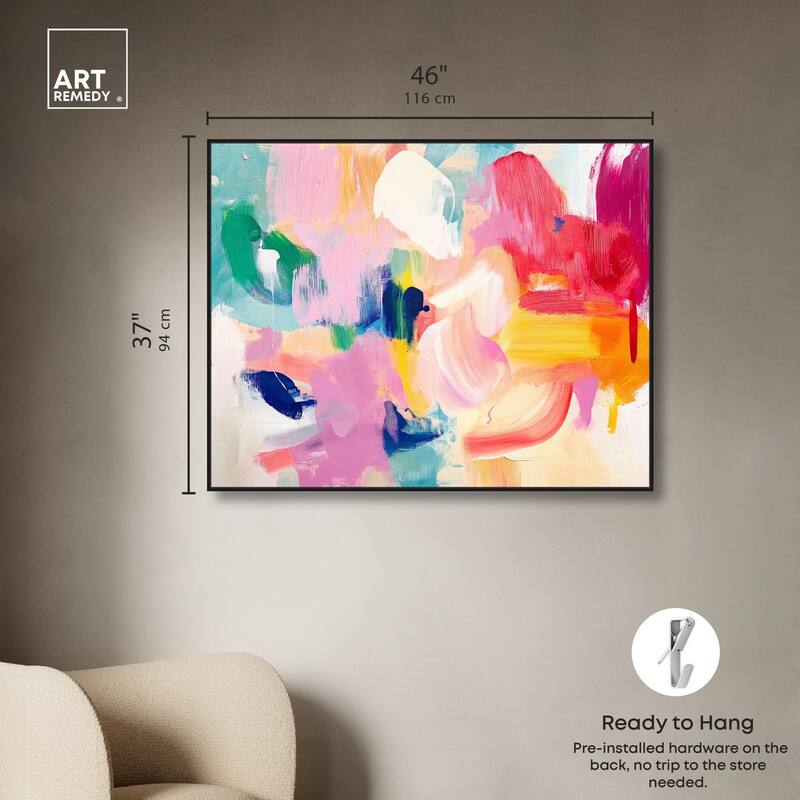 Pigment Play I Canvas by Art Remedy