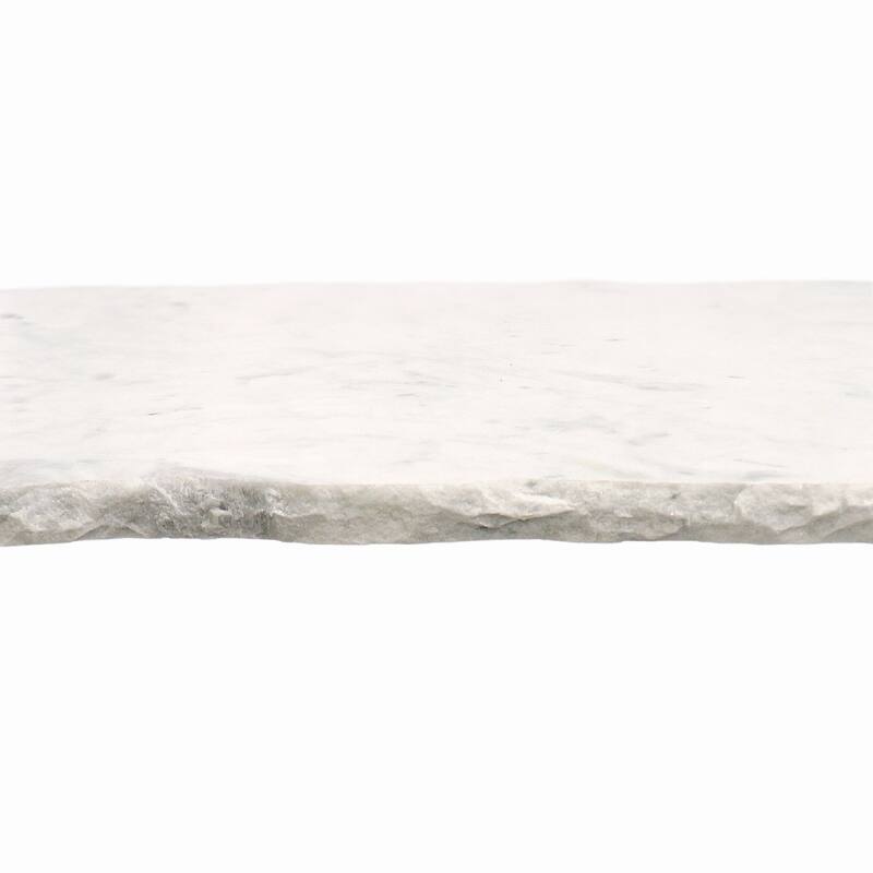 Pasargad Home Vasto Marble & Stainless Steel Console Table
