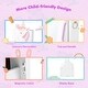 preview thumbnail 18 of 16, Costway Kids Vanity Set Princess Makeup Dressing Table & Chair Set - See Details