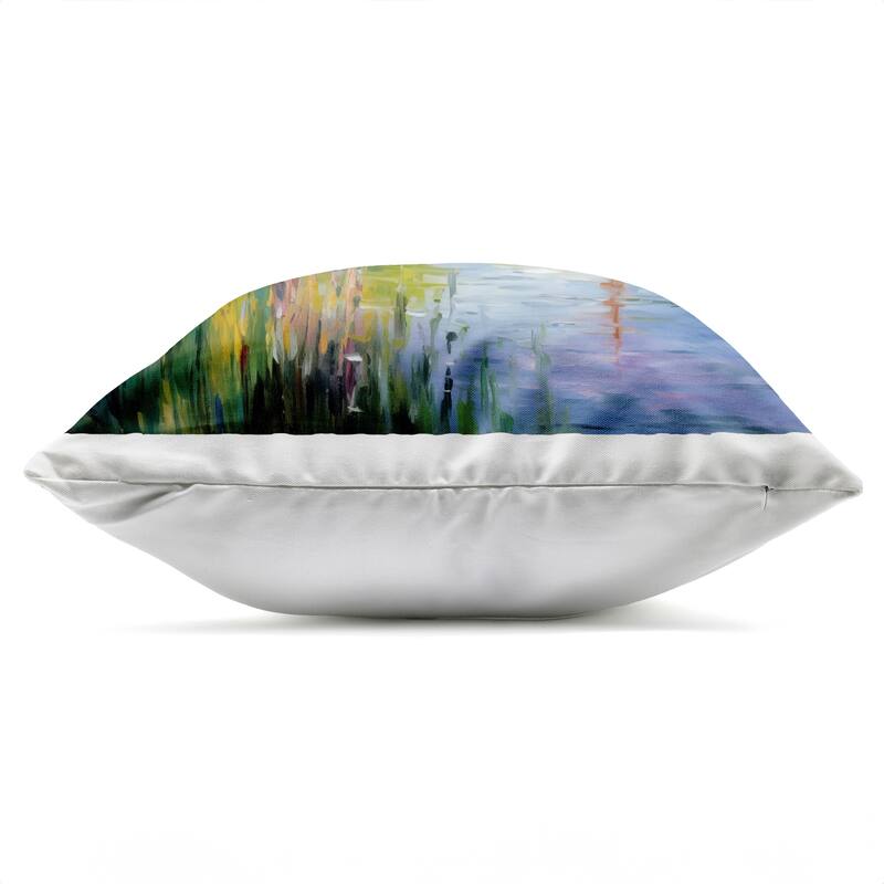 Stupell Boat Drifting Near Shore Printed Outdoor Throw Pillow Design by Heidi Kuntz