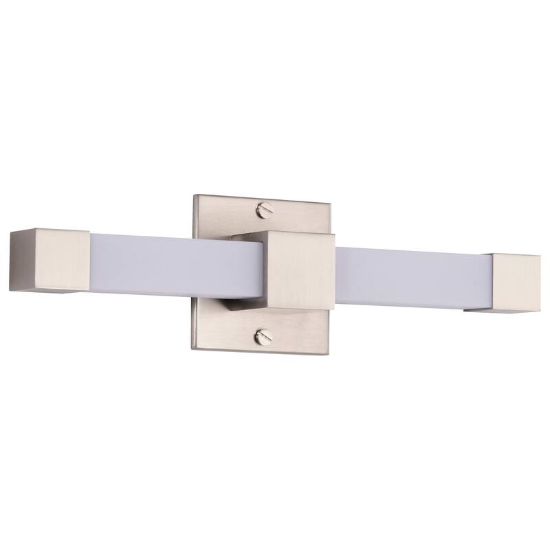 Brightwyn 16 Inch LED Vanity Brushed Nickel Finish - Brushed Nickel - Brushed Nickel